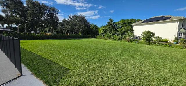 a living room with patio