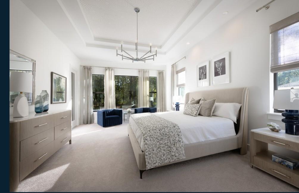 1024 Bear Paw Ridge Dahlonega, GA 30533 - Photo 9 of 55 a spacious bedroom with a bed and ceiling fan