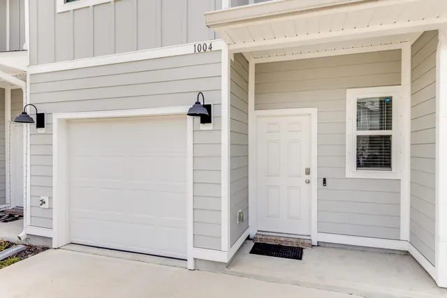 a view of front door