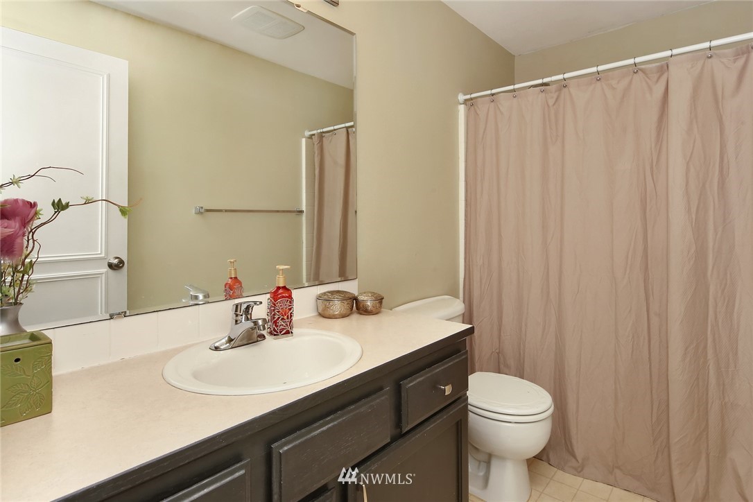 492 Spring Lane Sedro-Woolley, WA 98284 - Photo 22 of 40 a bathroom with a sink and a mirror