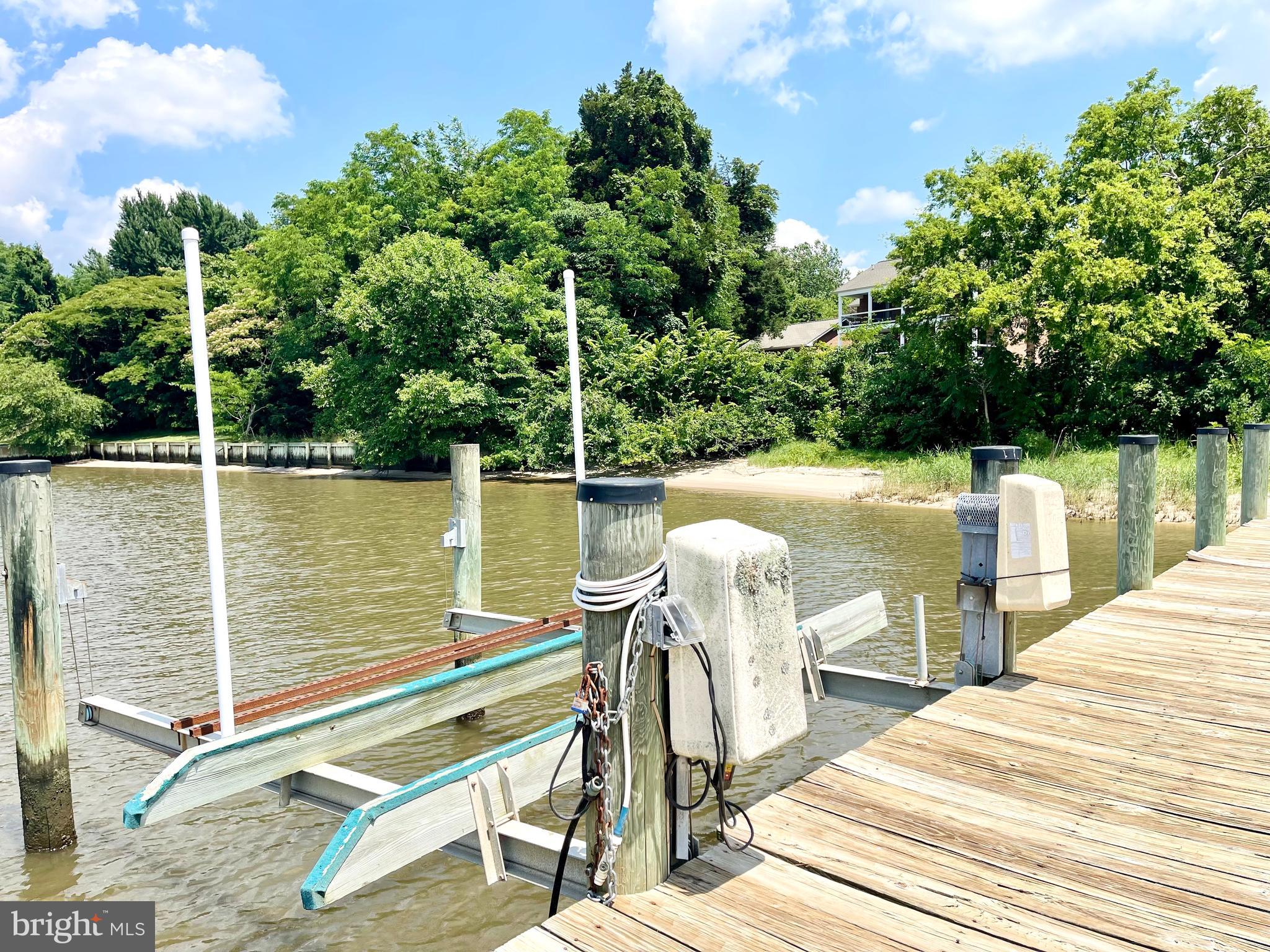 6885 Hallowing Point Road Prince Frederick, MD 20678 - Photo 14 of 63 Boat Lift