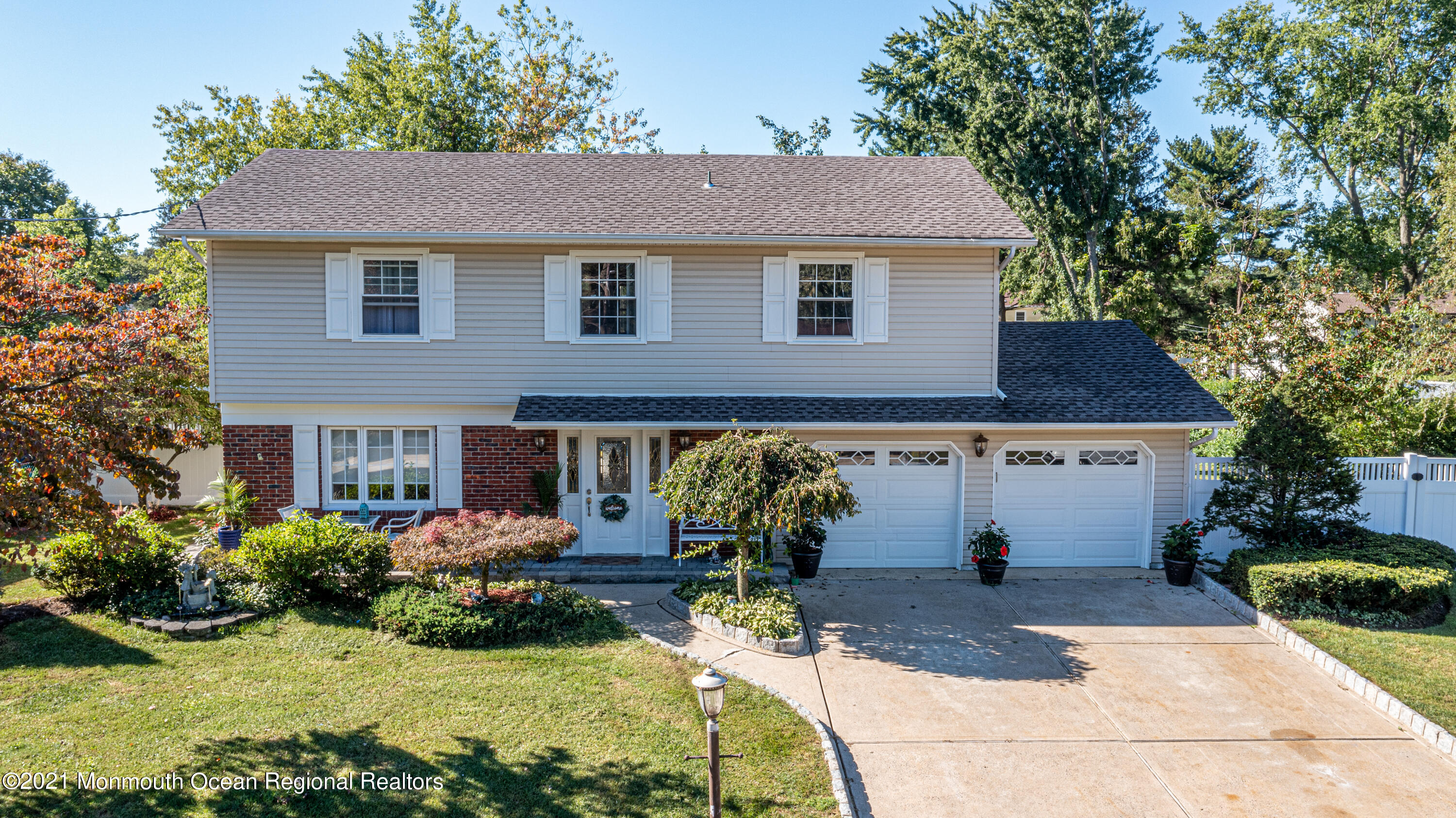 7 Westbrook Road Howell, NJ 07731 - Photo 26 of 32 an aerial view of a house with a yard