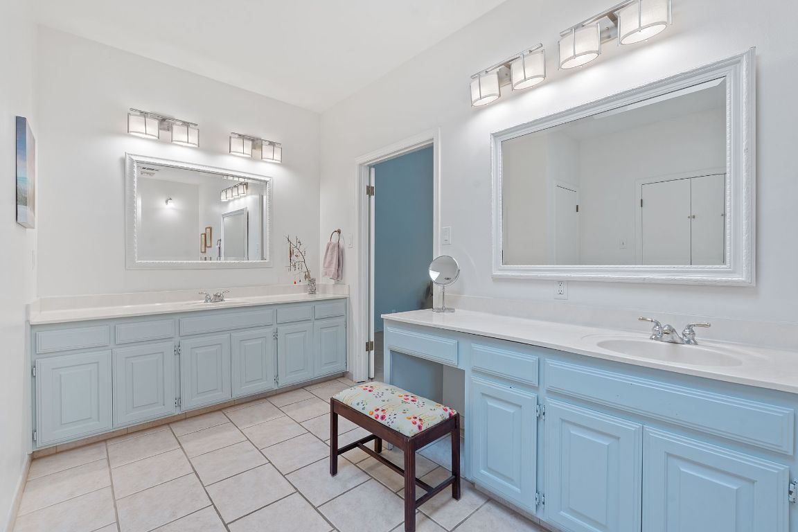 6302 Gato Path Austin, TX 78731 - Photo 21 of 37 Full bath with vanity and tile patterned flooring
