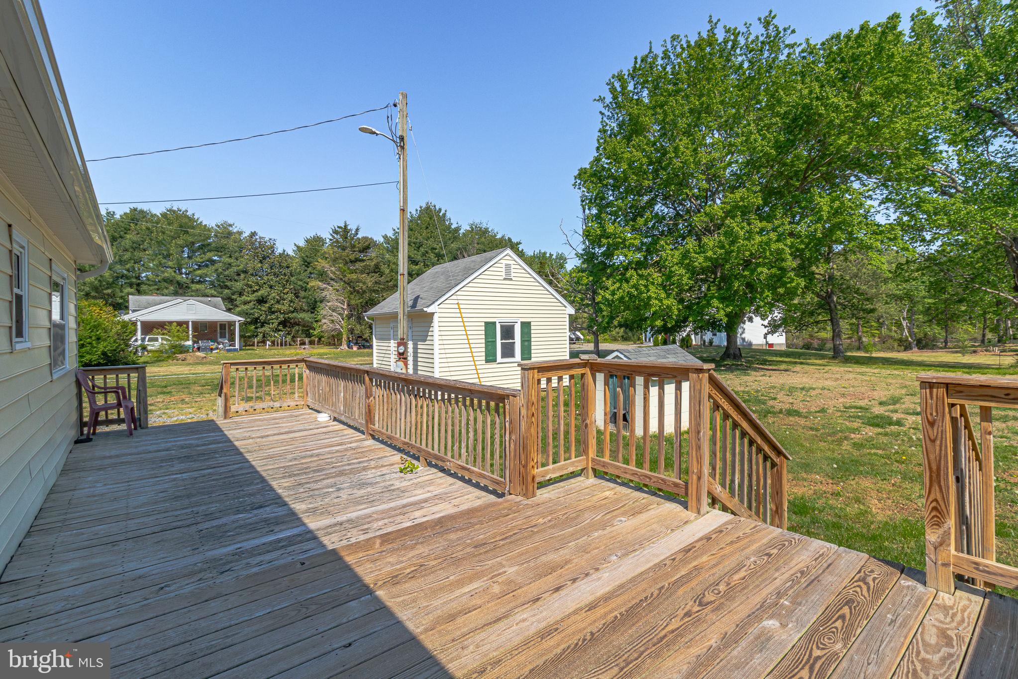 529 Taylors Beach Road Reedville, VA 22539 - Photo 48 of 57 Spacious deck with serene views.