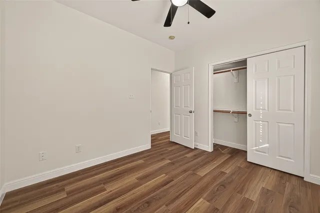 wooden floor in an empty room
