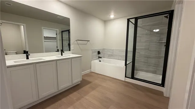 a backyard of a house