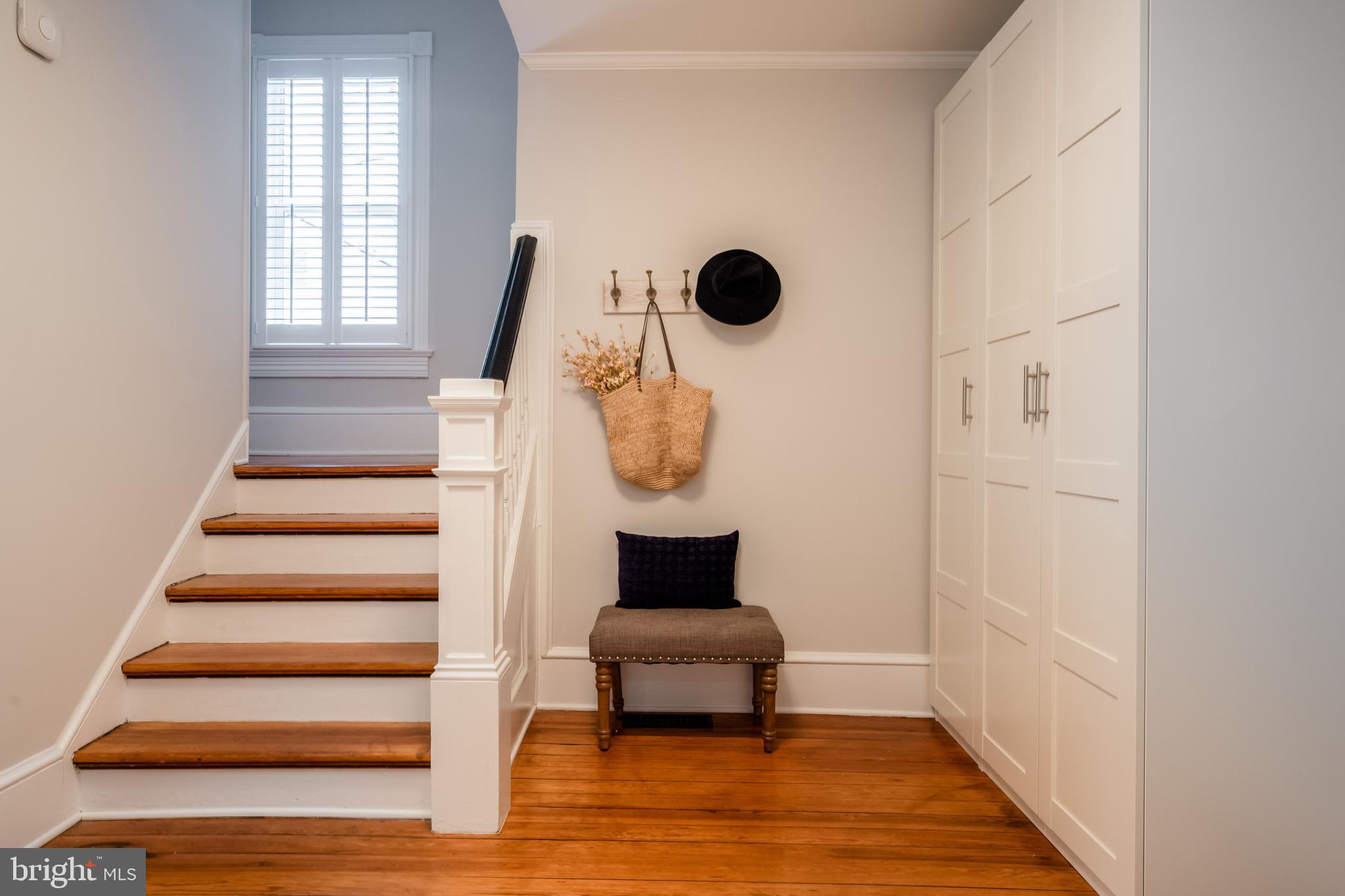 214 East Alexandria Avenue Alexandria, VA 22301 - Photo 9 of 46 Gracious entry foyer with built in closet