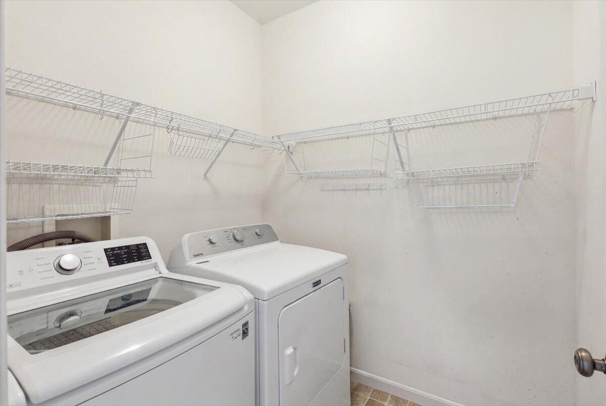 796 Rudolph Way Erlanger, KY 41018 - Photo 24 of 49 796 Rudolph Way, Erlanger KY 41018-Laundry area with wire shelving and durable flooring
