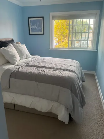 a white bath tub sitting in a bathroom