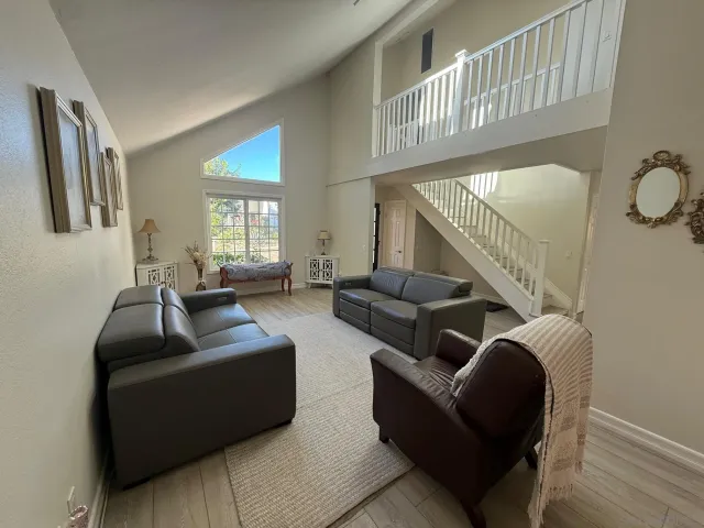 a stove top oven sitting inside of a kitchen