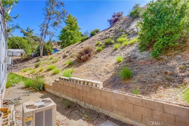 a view of a large window