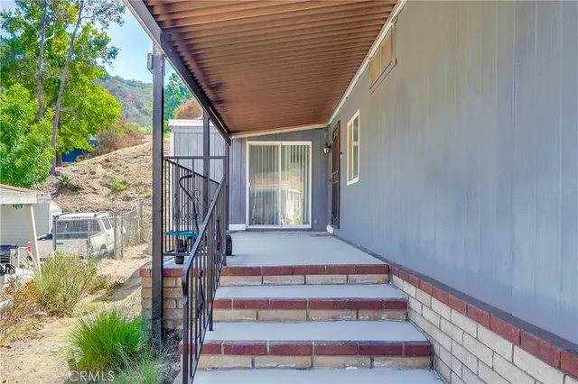 a view of front door