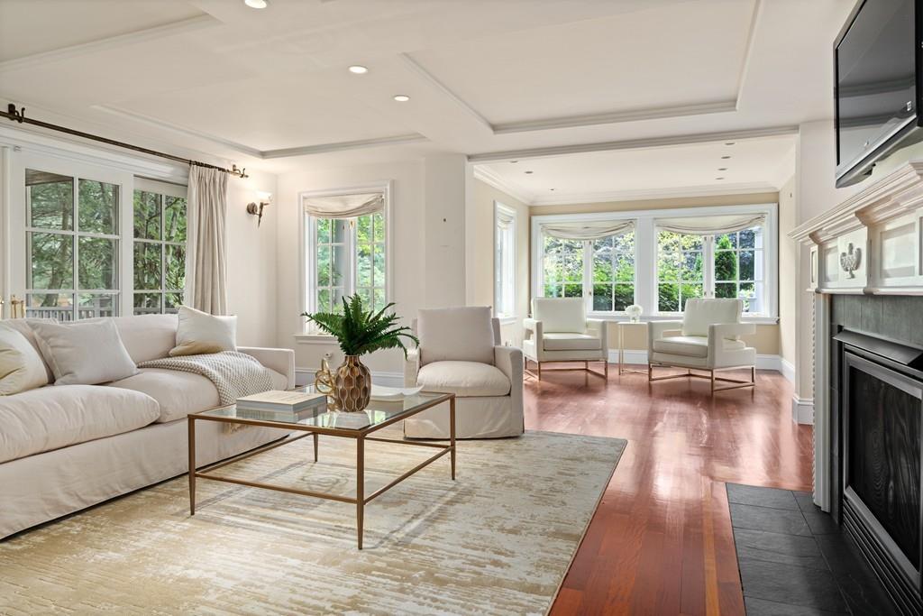 11 Clovelly Road Newton, MA 02467 - Photo 6 of 25 a living room with furniture and a large window