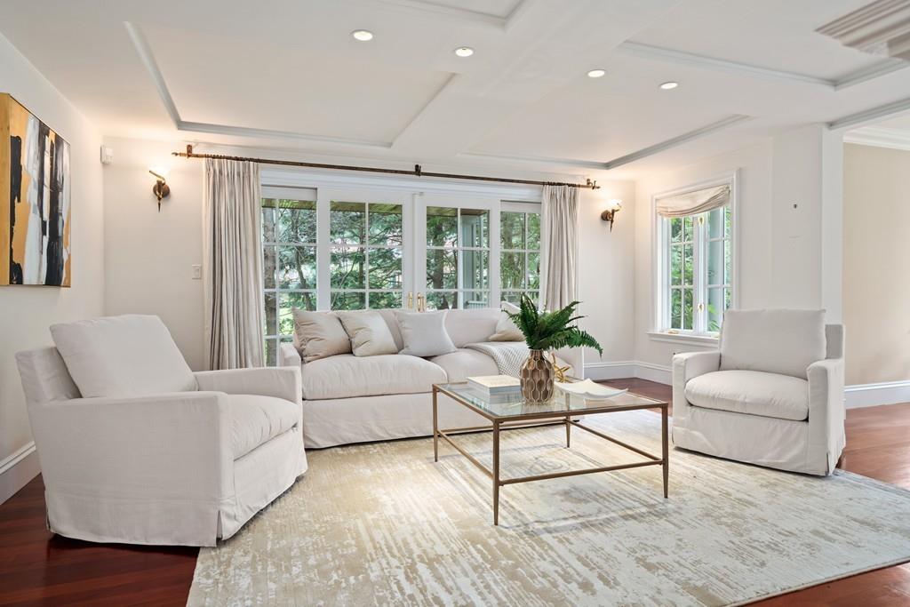 11 Clovelly Road Newton, MA 02467 - Photo 7 of 25 a living room with furniture and a large window