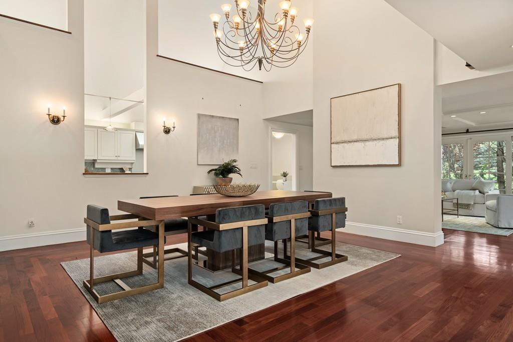 11 Clovelly Road Newton, MA 02467 - Photo 10 of 25 a view of a dining room with furniture