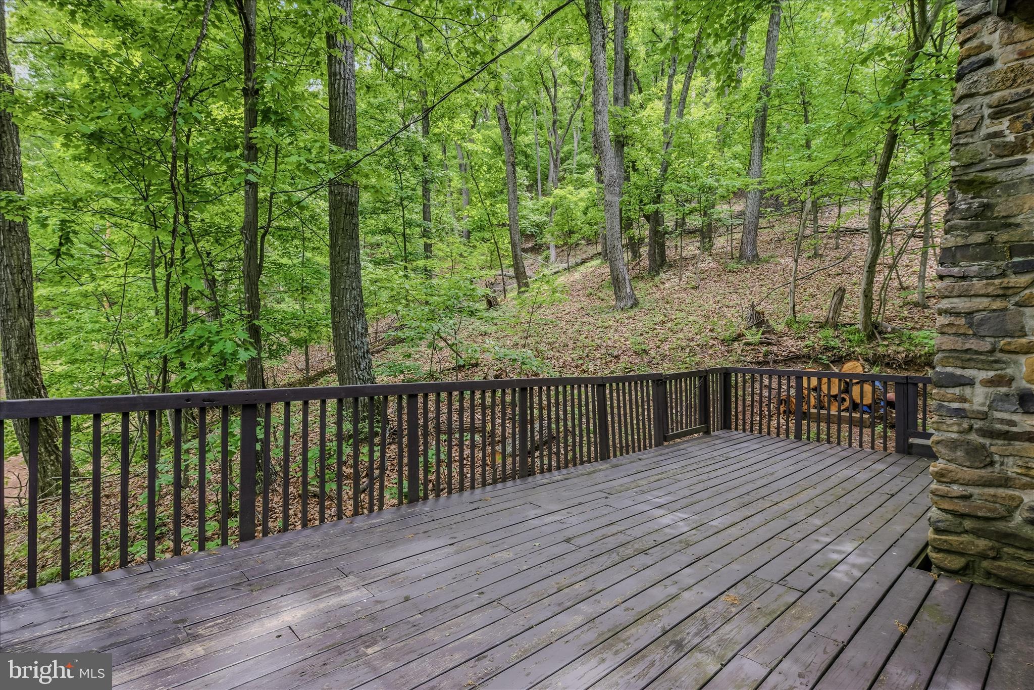 98 Ore Trail Berkeley Springs, WV 25411 - Photo 8 of 46 a balcony with wooden floor and outdoor seating
