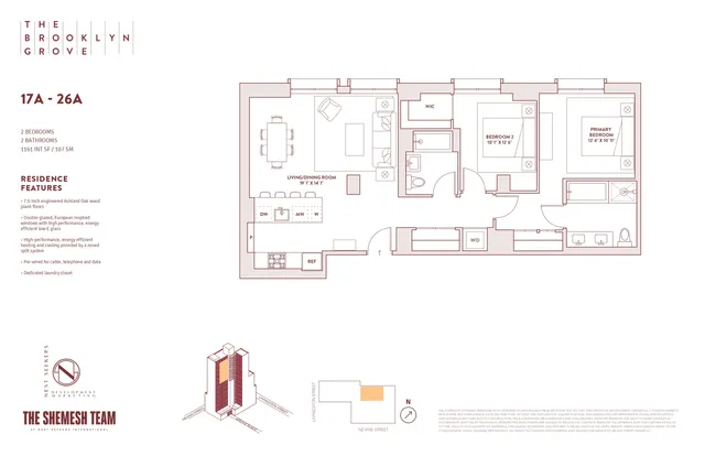 $1,515,000 | 10 Nevins Street, Unit 25A | Downtown Brooklyn