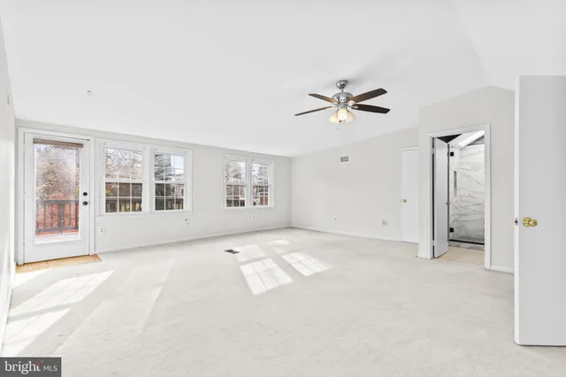 a view of an empty room