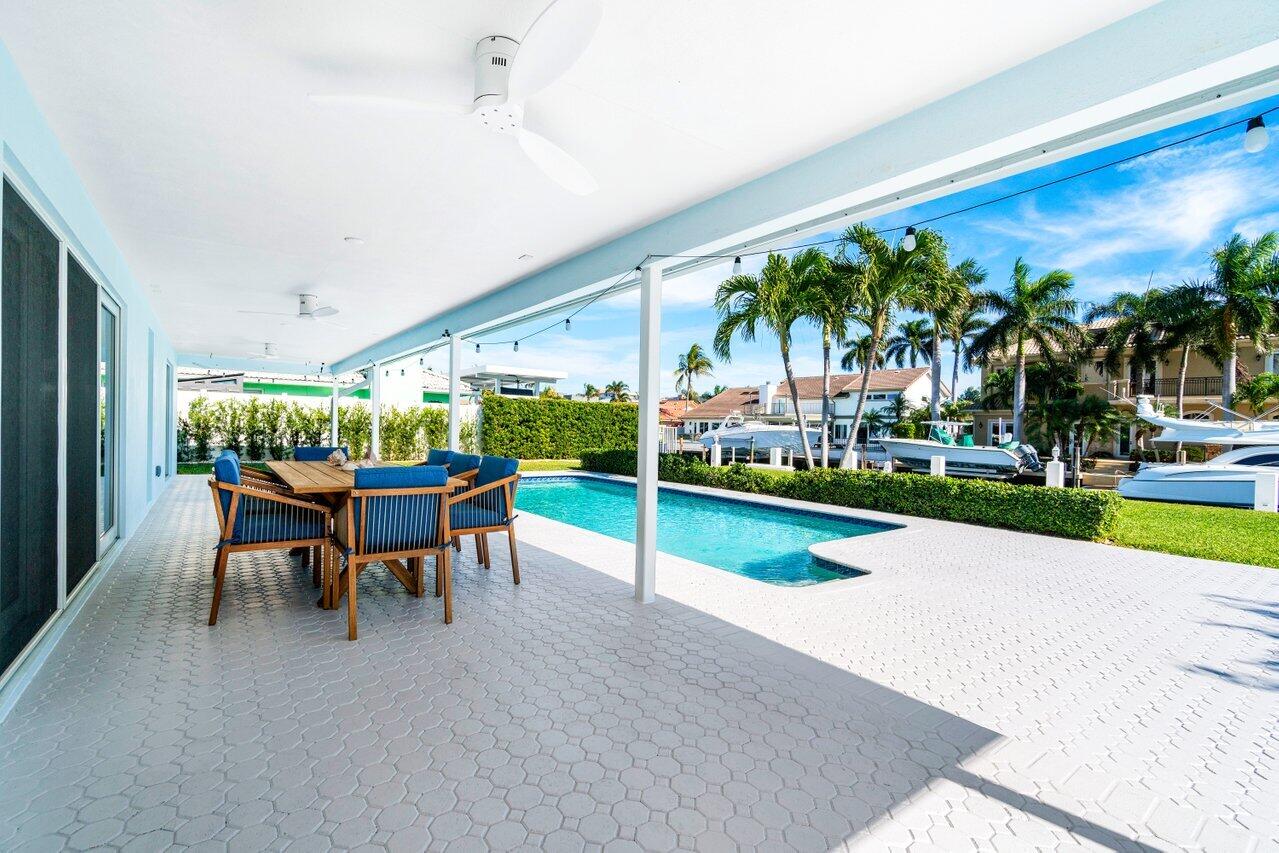 3020 Northeast 47th Street Lighthouse Point, FL 33064 - Photo 39 of 54 Large Patio Area