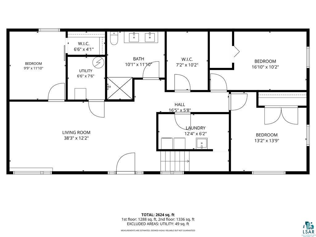 5025 Reid Road Duluth, MN 55803 - Photo 51 of 51 Floor plan