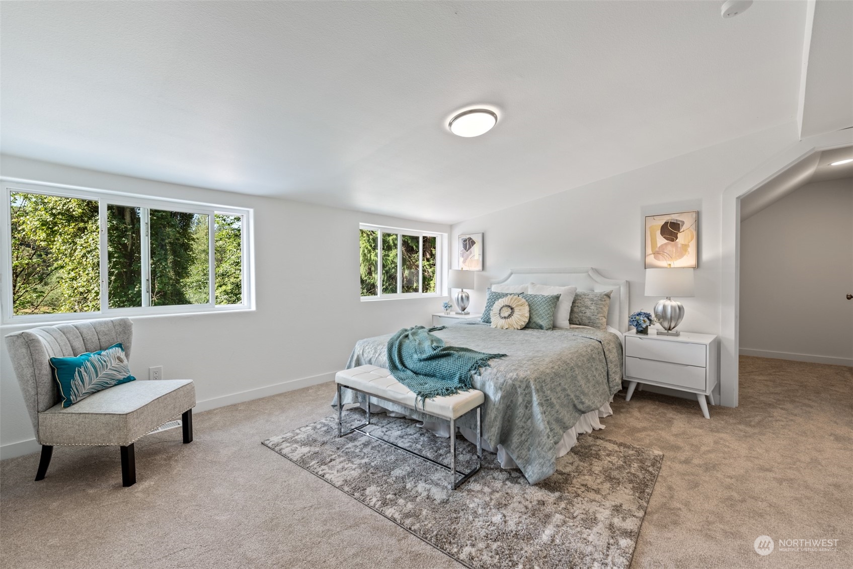 17315 Southeast May Valley Road Renton, WA 98059 - Photo 20 of 25 a bedroom with a bed and window