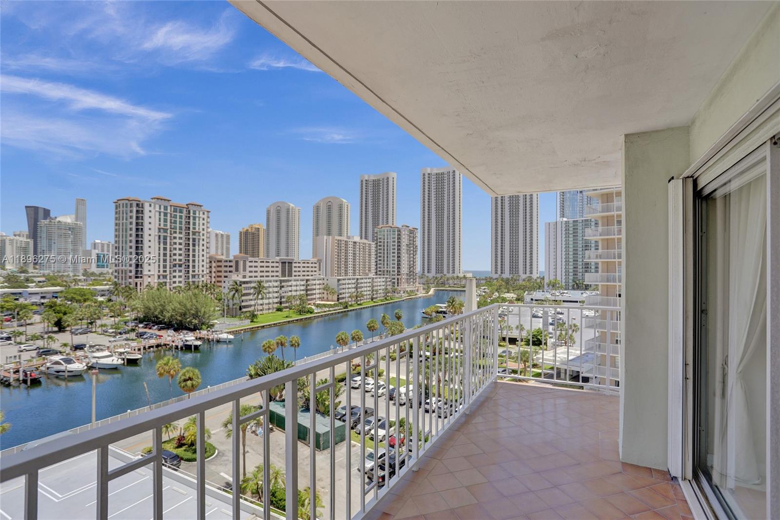 500 Bayview Drive, Unit 731 Sunny Isles Beach, FL 33160 - Photo 2 of 46 a city view from a balcony
