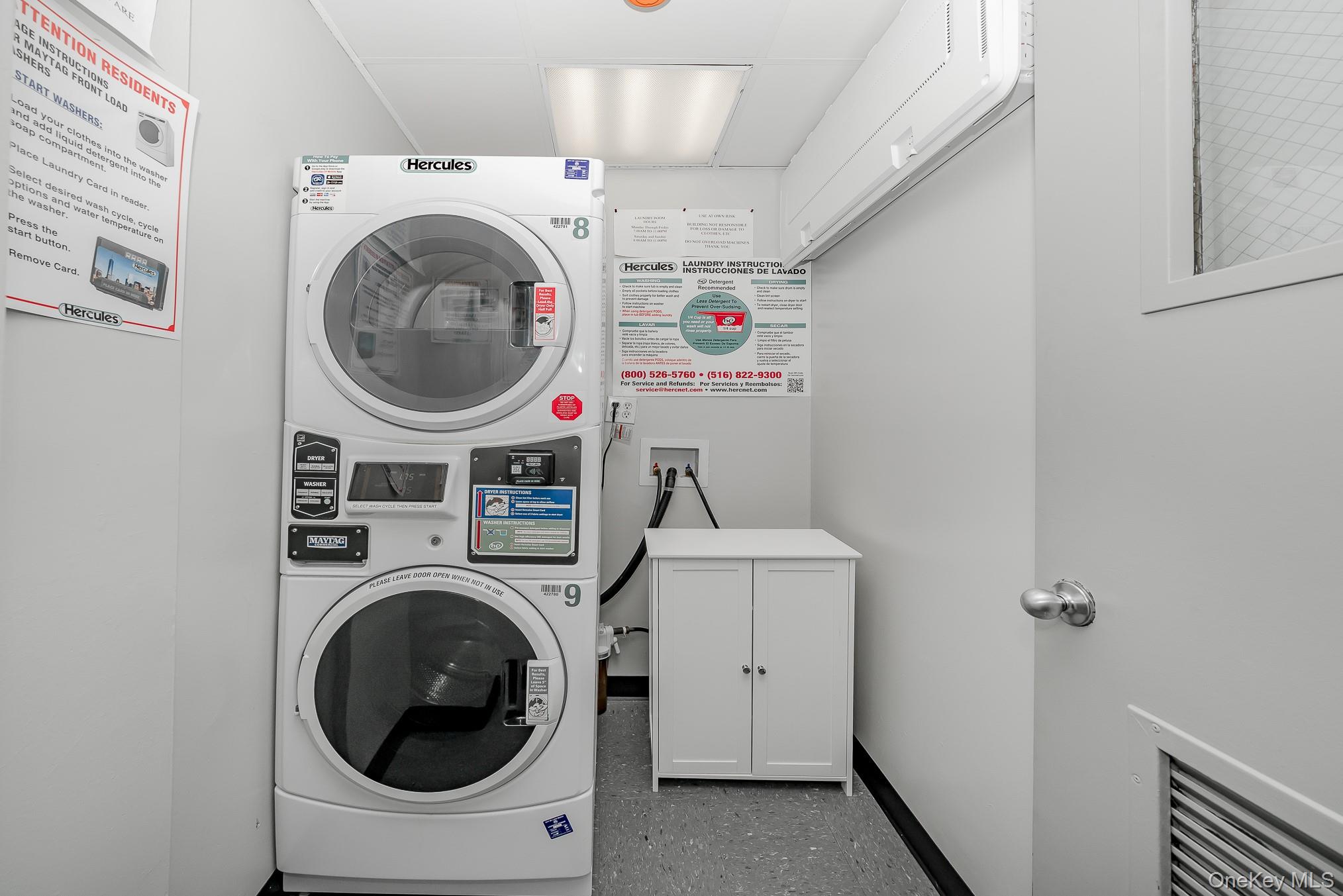 420 Shore Road, Unit 4C Long Beach, NY 11561 - Photo 24 of 41 a utility room with dryer and washer