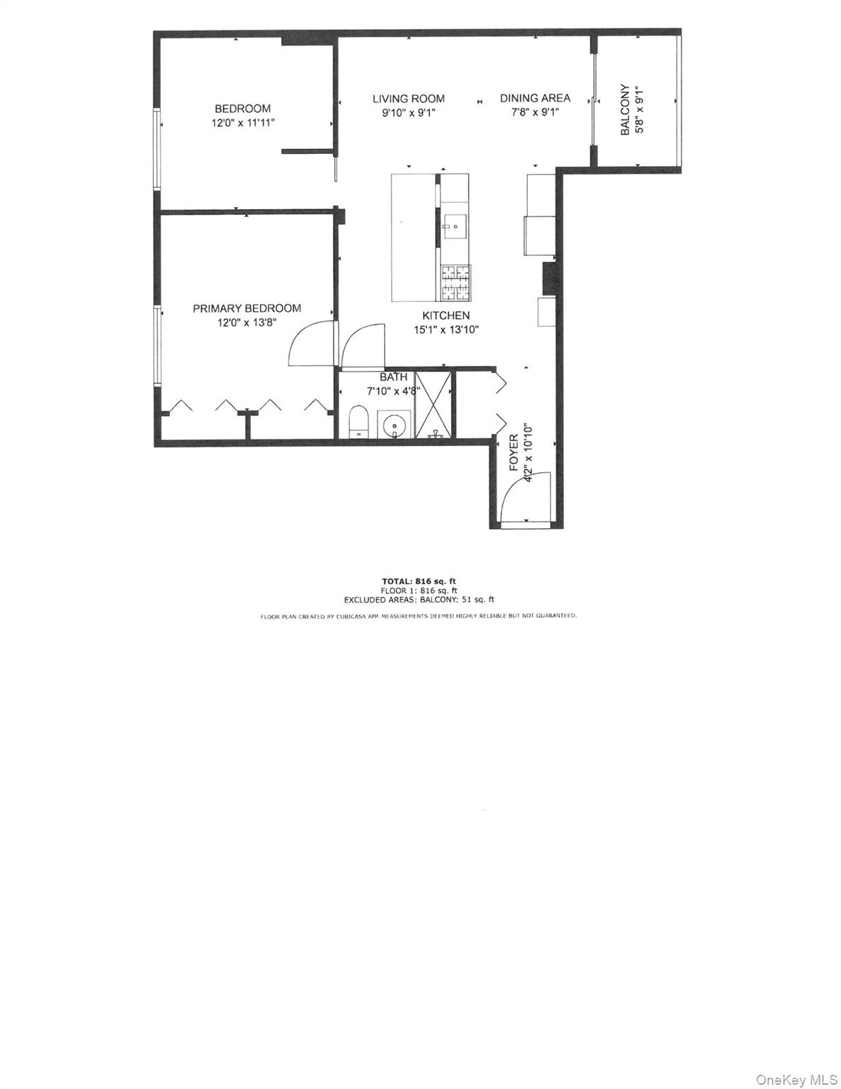 420 Shore Road, Unit 4C Long Beach, NY 11561 - Photo 40 of 41 a picture of a floor plan