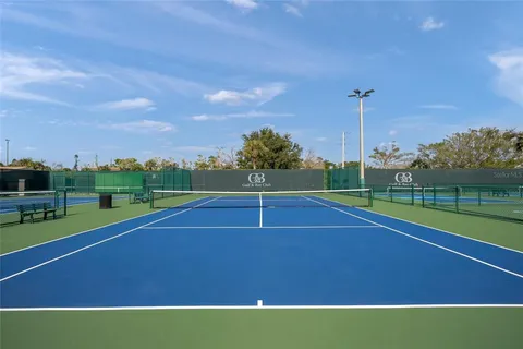a view of a swimming pool and outdoor space