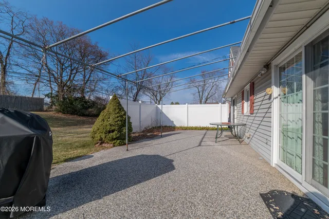 a view of outdoor space and deck