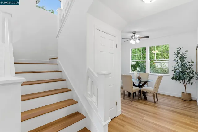 a view of a living room and entryway
