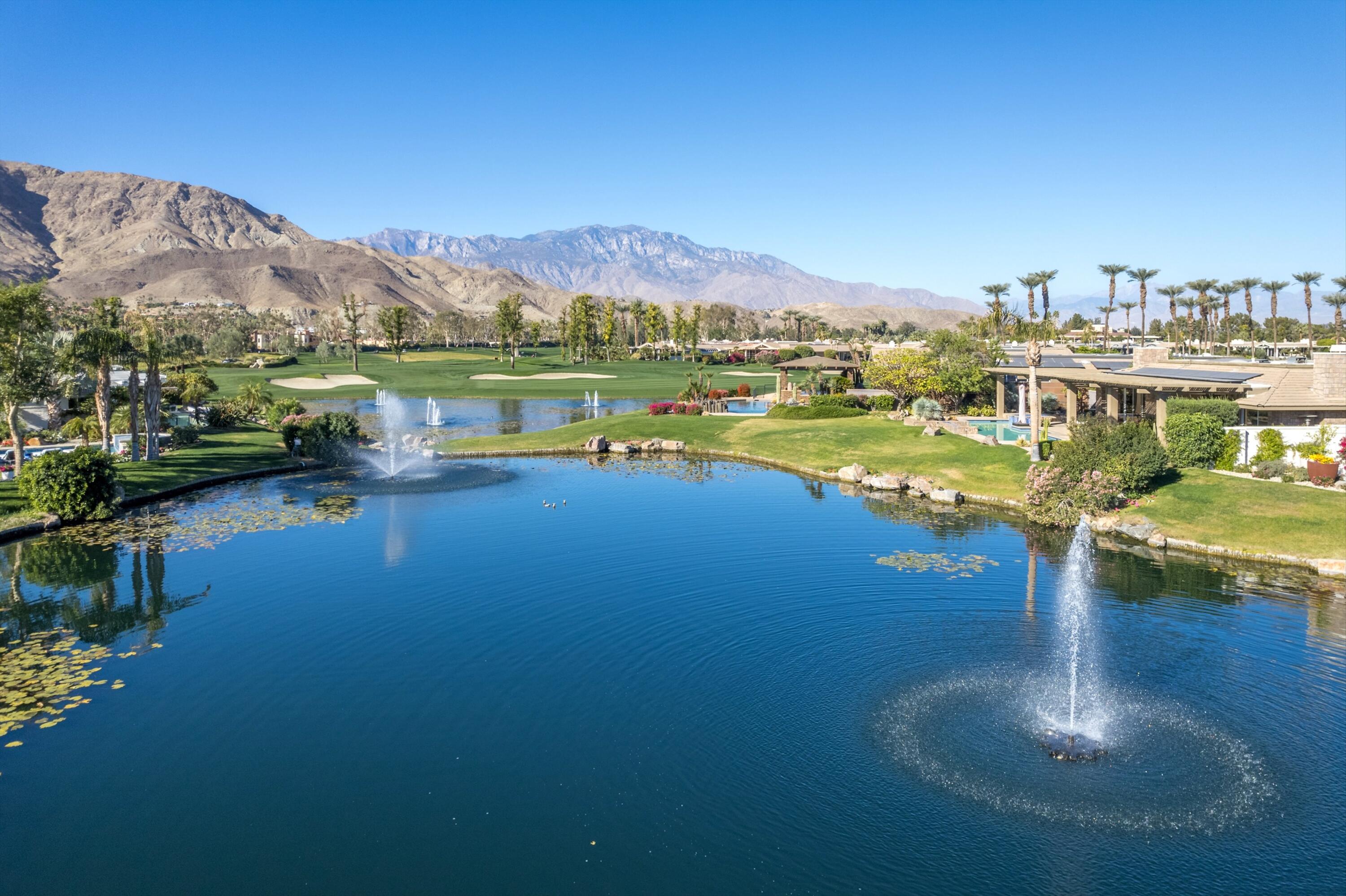 42 Fincher Way Rancho Mirage, CA 92270 - Photo 4 of 43 Lagoon with west views
