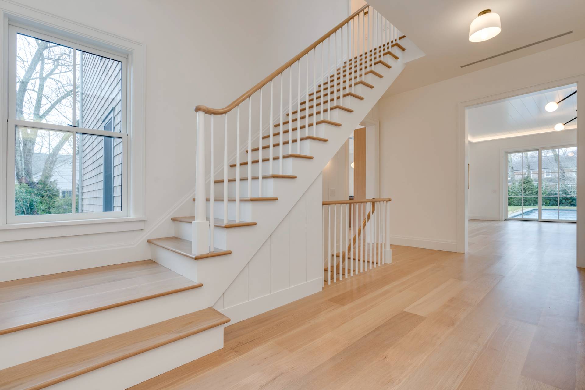 27 Sunset Road Sag Harbor, NY 11963 - Photo 22 of 45 a view of entryway and hall with wooden floor