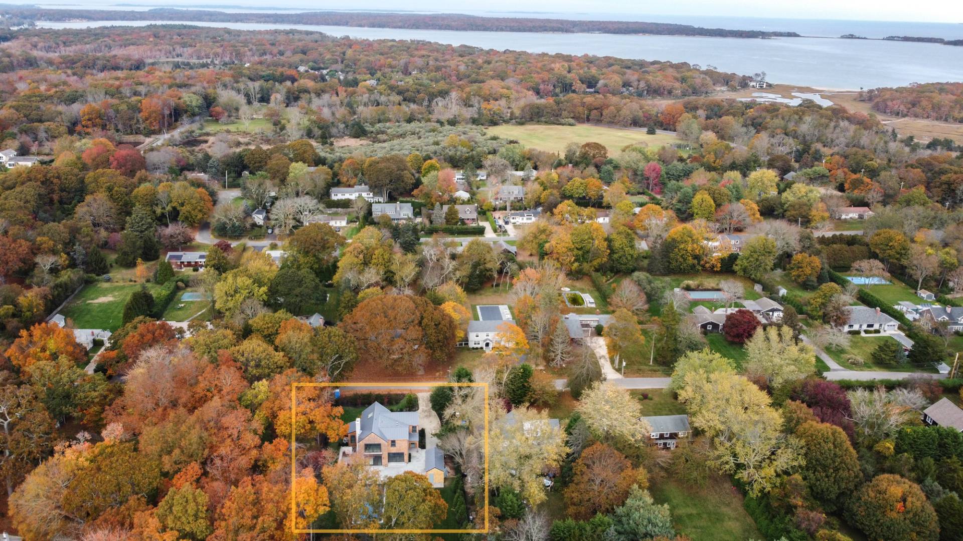 27 Sunset Road Sag Harbor, NY 11963 - Photo 3 of 45 an aerial view of a city