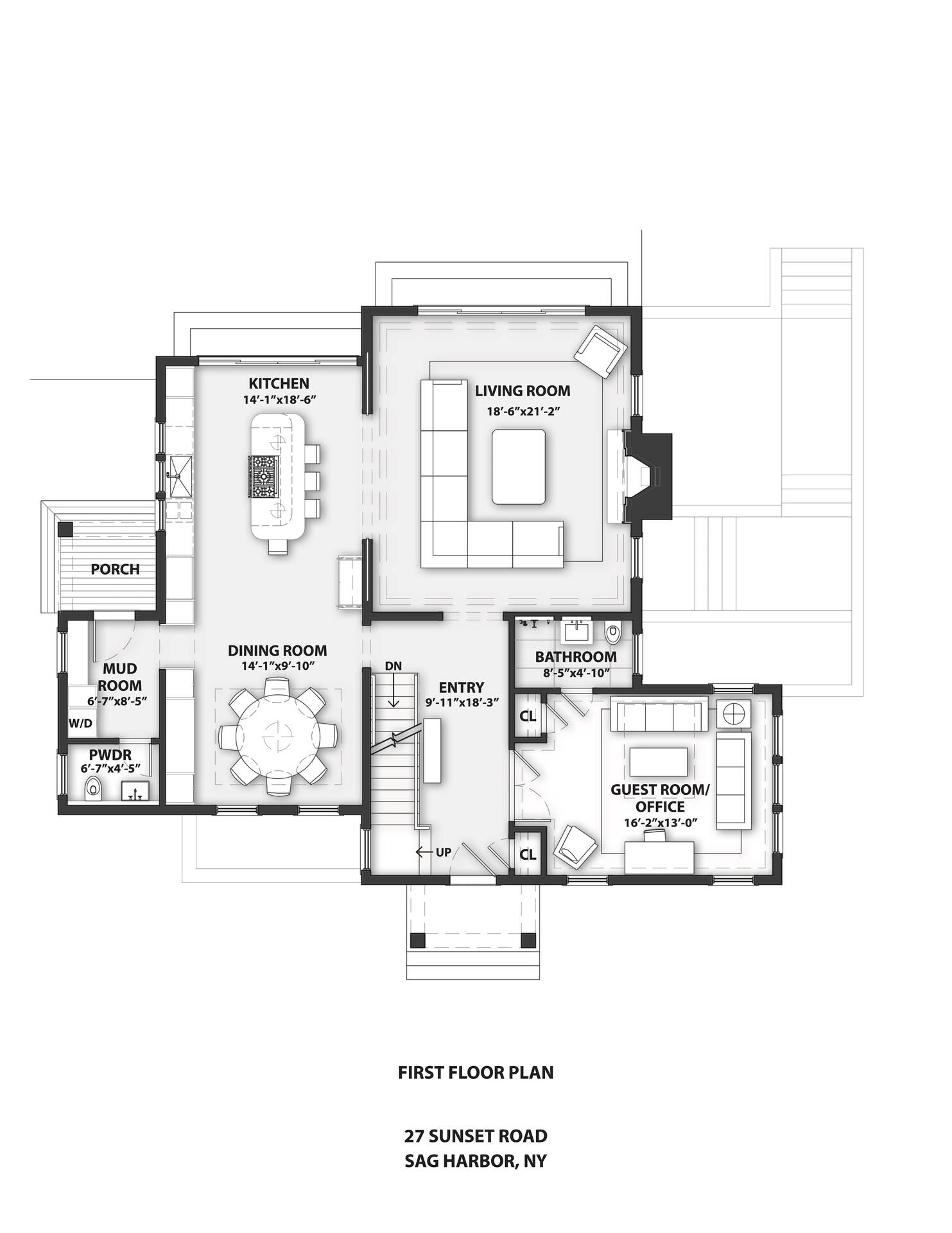 27 Sunset Road Sag Harbor, NY 11963 - Photo 42 of 45 a black and white photo of a park