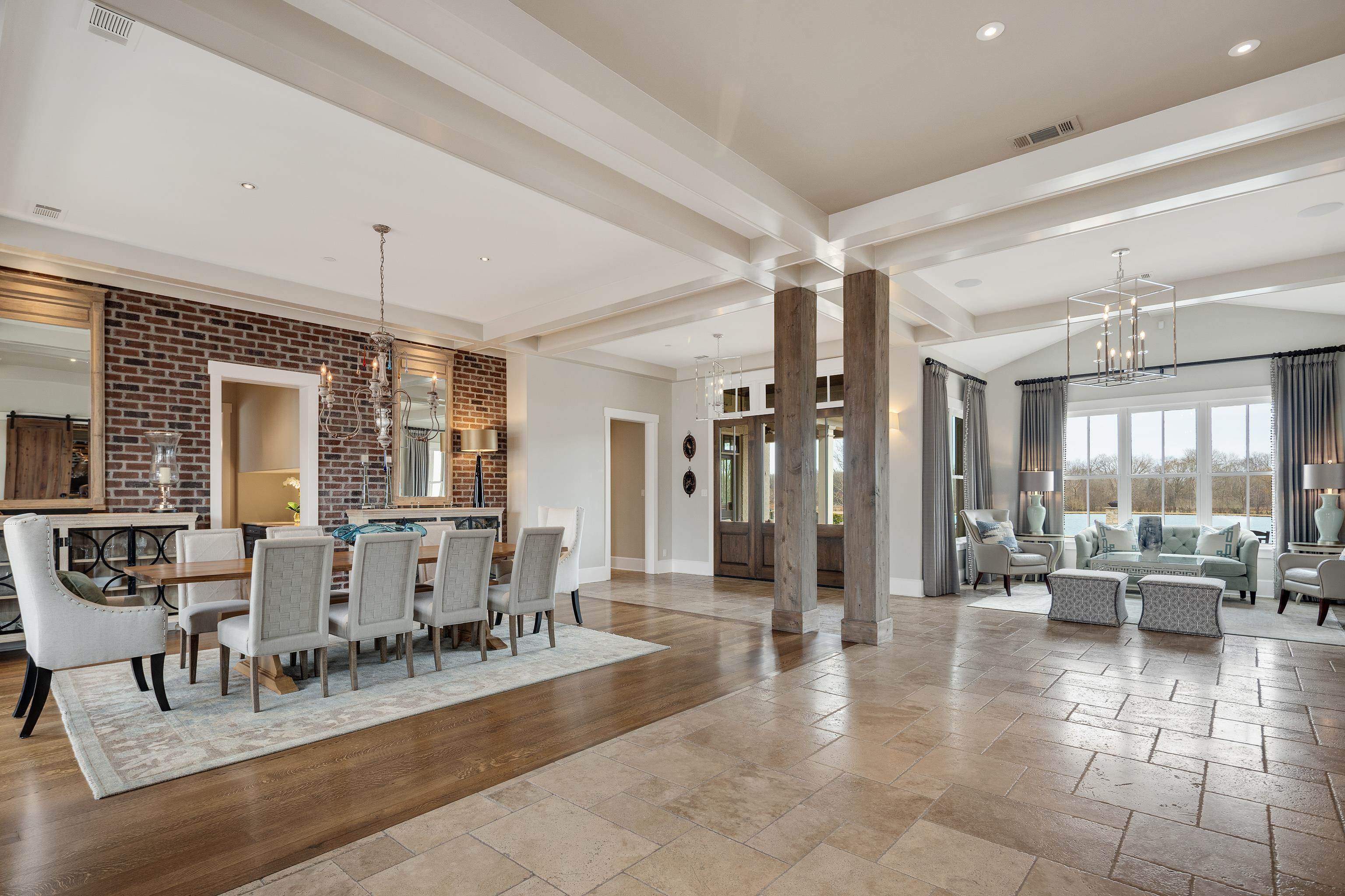770 Ballard Road Piperton, TN 38017 - Photo 4 of 40 a view of a dining hall with lots of furniture and windows