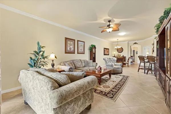 a bedroom with a bed and furniture