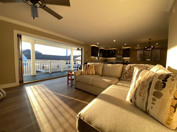 a view of a living room