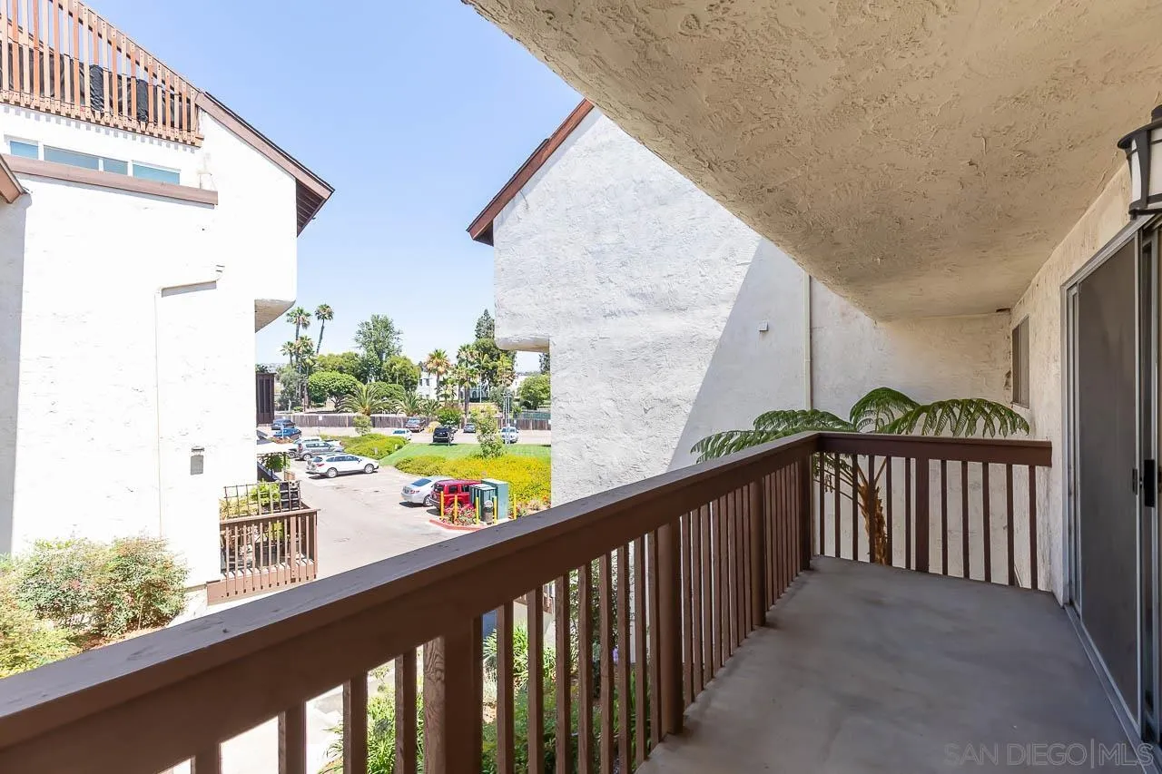 6171 Rancho Mission Road, Unit 208 San Diego, CA 92108 - Photo 14 of 18 a view of city from a balcony