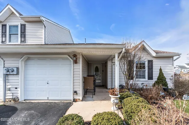 a view of a house with patio