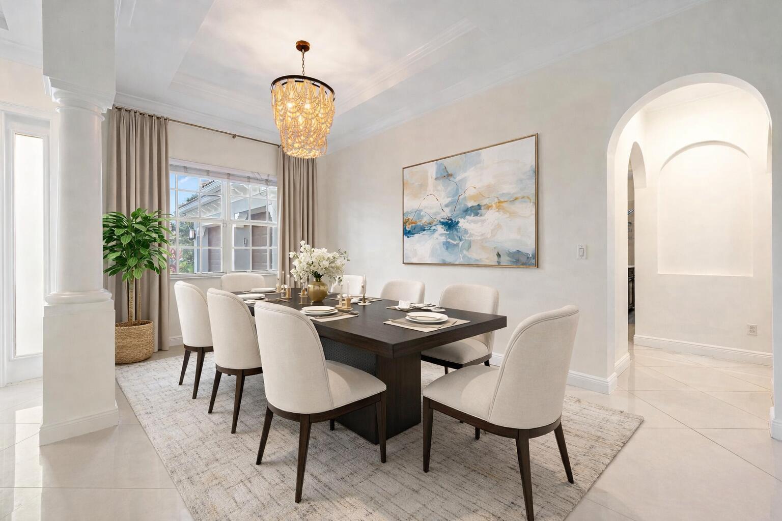 340 Rudder Cay Way Jupiter, FL 33458 - Photo 9 of 87 Dining - Virtually Staged