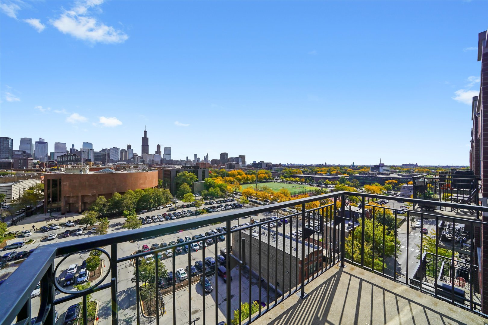 6 South Laflin Street, Unit 910 Chicago, IL 60607 - Photo 7 of 23 a view of city from a balcony