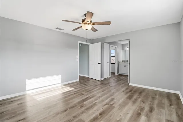 wooden floor in an empty room