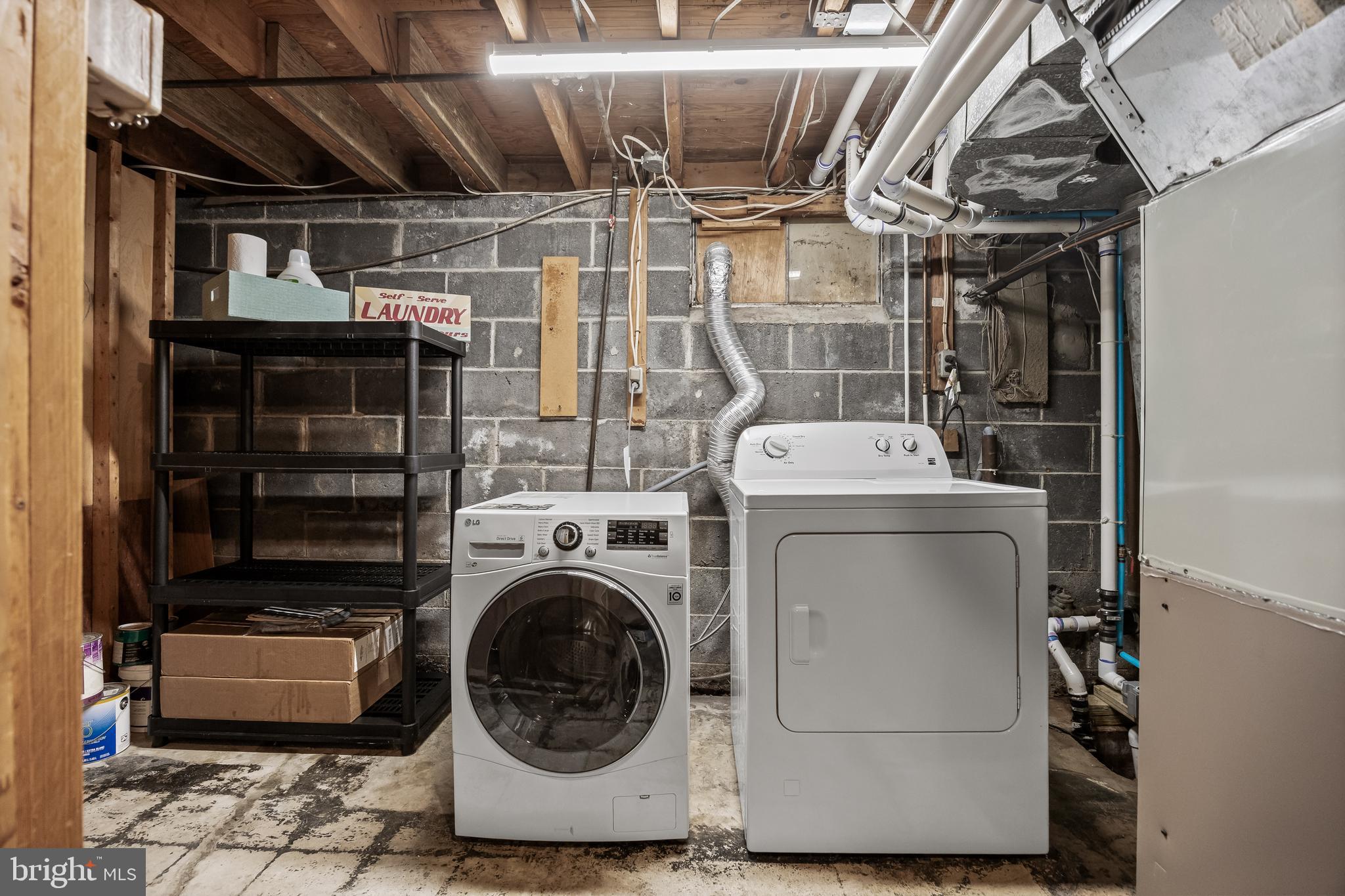47 Clemson Road Cherry Hill, NJ 08034 - Photo 36 of 50 a utility room with dryer and washer