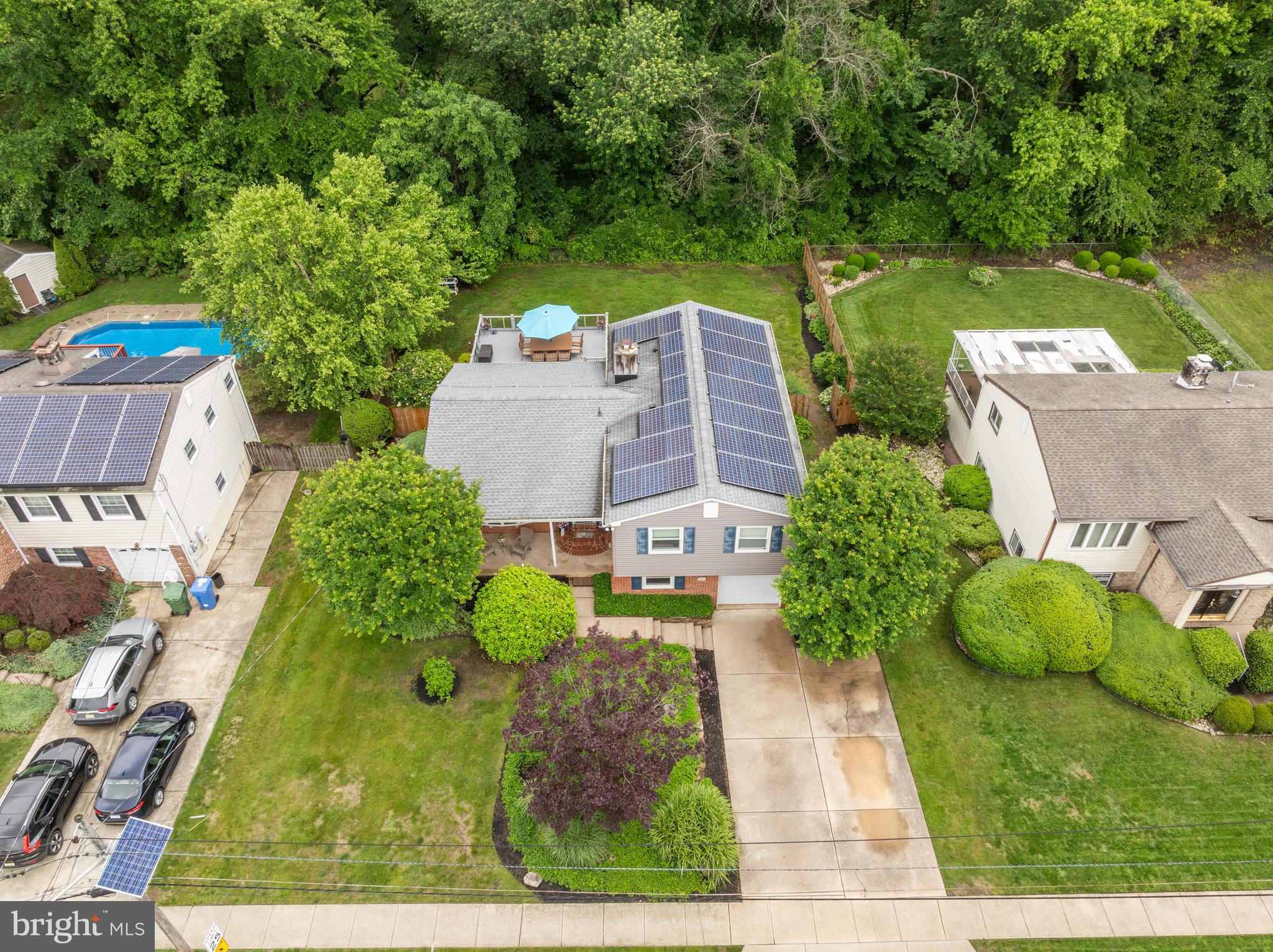 47 Clemson Road Cherry Hill, NJ 08034 - Photo 41 of 50 an aerial view of a house with a yard
