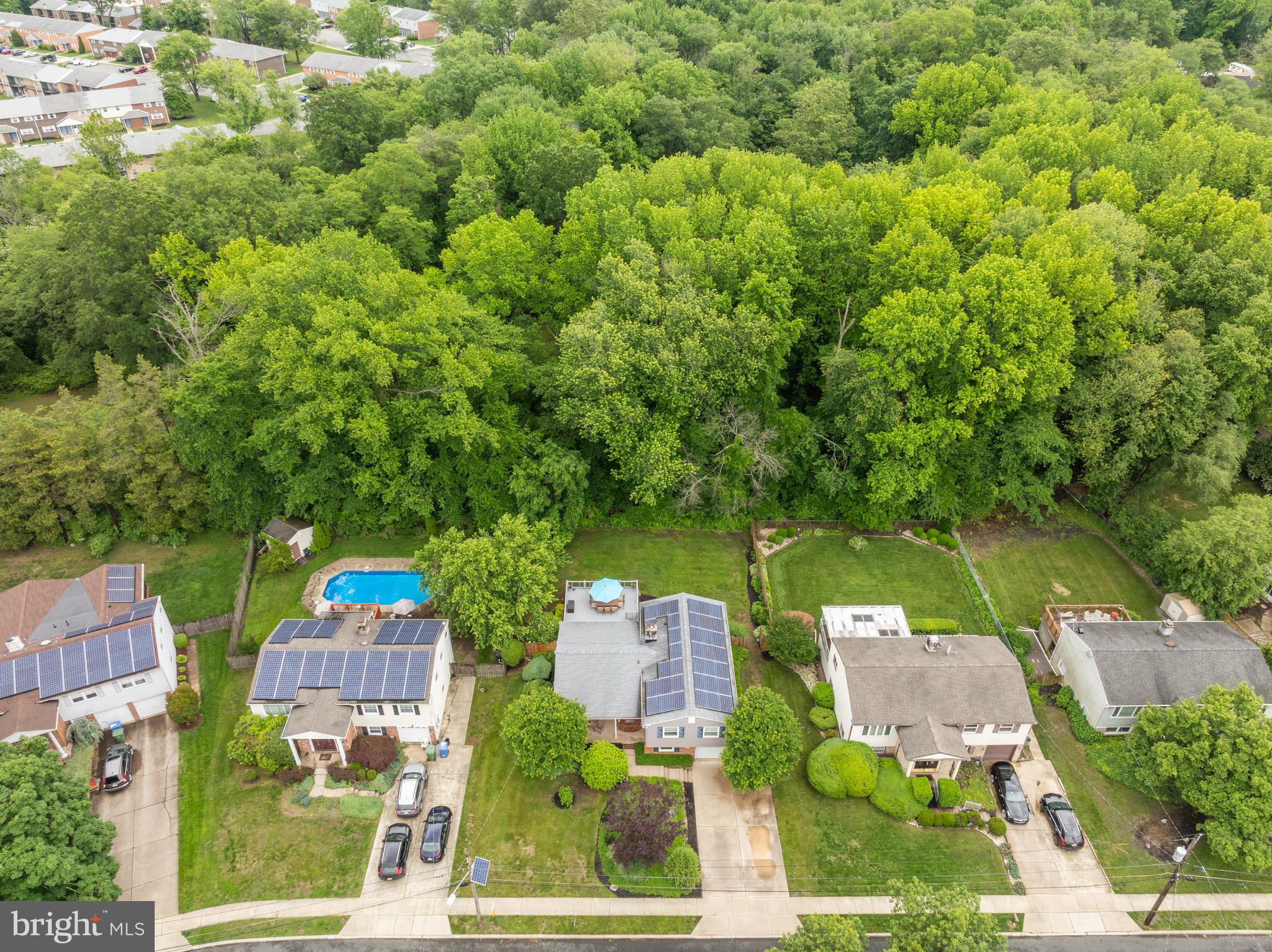 47 Clemson Road Cherry Hill, NJ 08034 - Photo 43 of 50 an aerial view of residential houses with outdoor space and trees