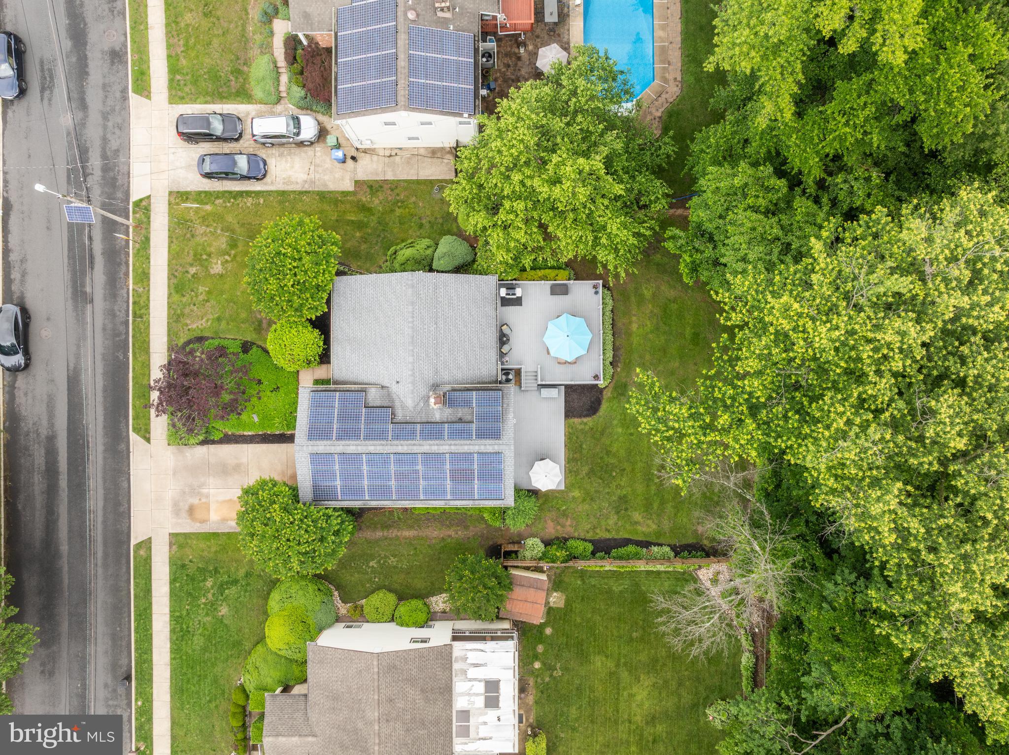 47 Clemson Road Cherry Hill, NJ 08034 - Photo 45 of 50 an aerial view of a house with a yard and lake view