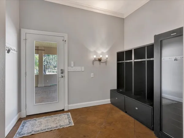 a view of entryway with stairs