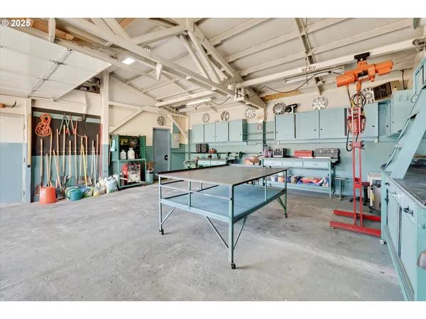 a view of storage and utility room