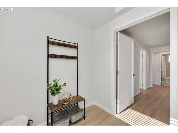 a view interior of house and wooden floor